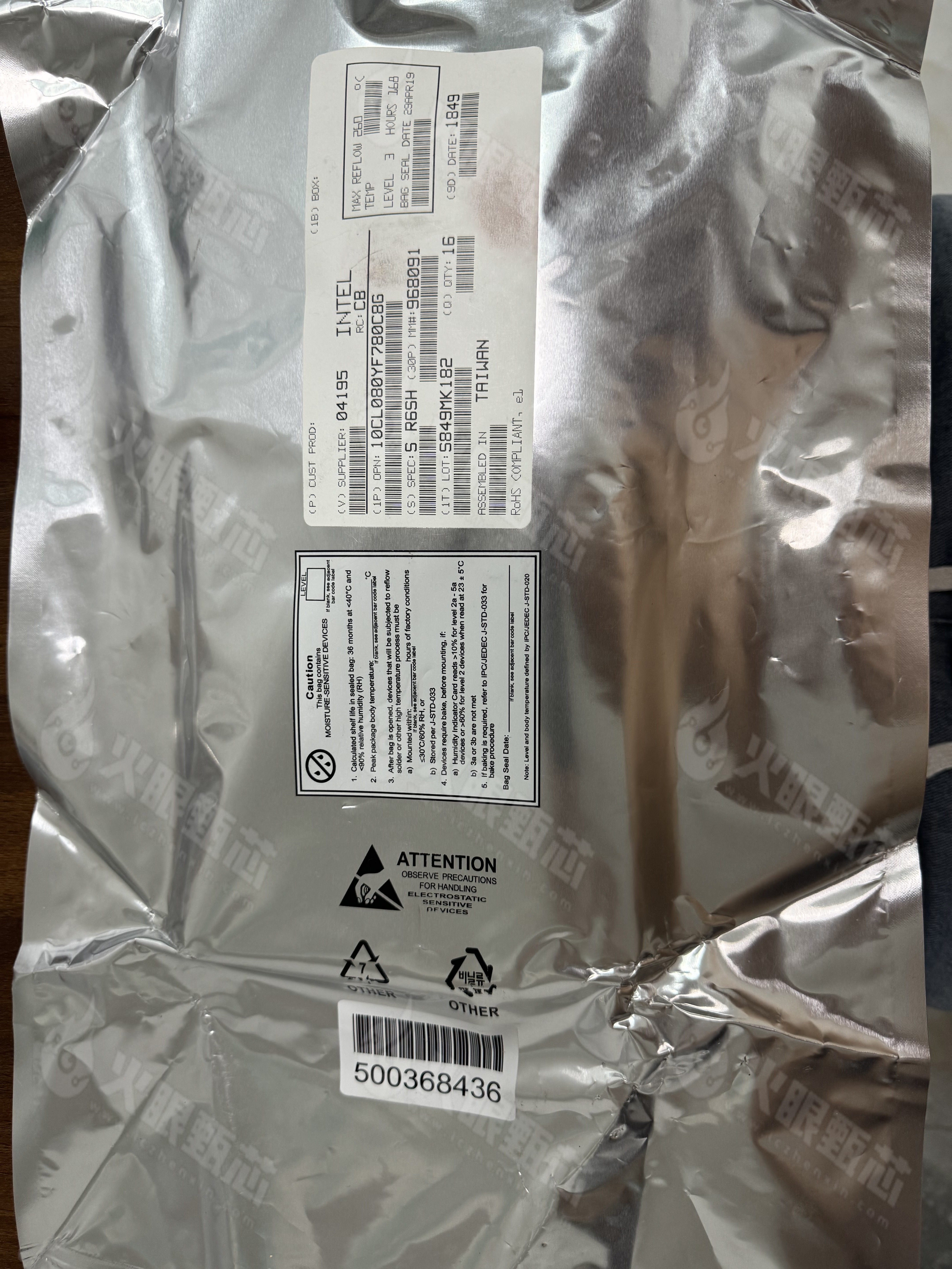 10CL080YF780C8G