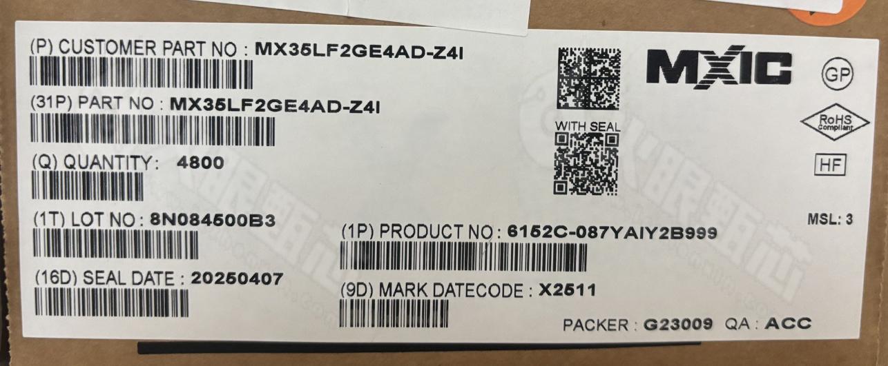 MX35LF2GE4AD-Z4I MX35LF2GE4AD-Z4I