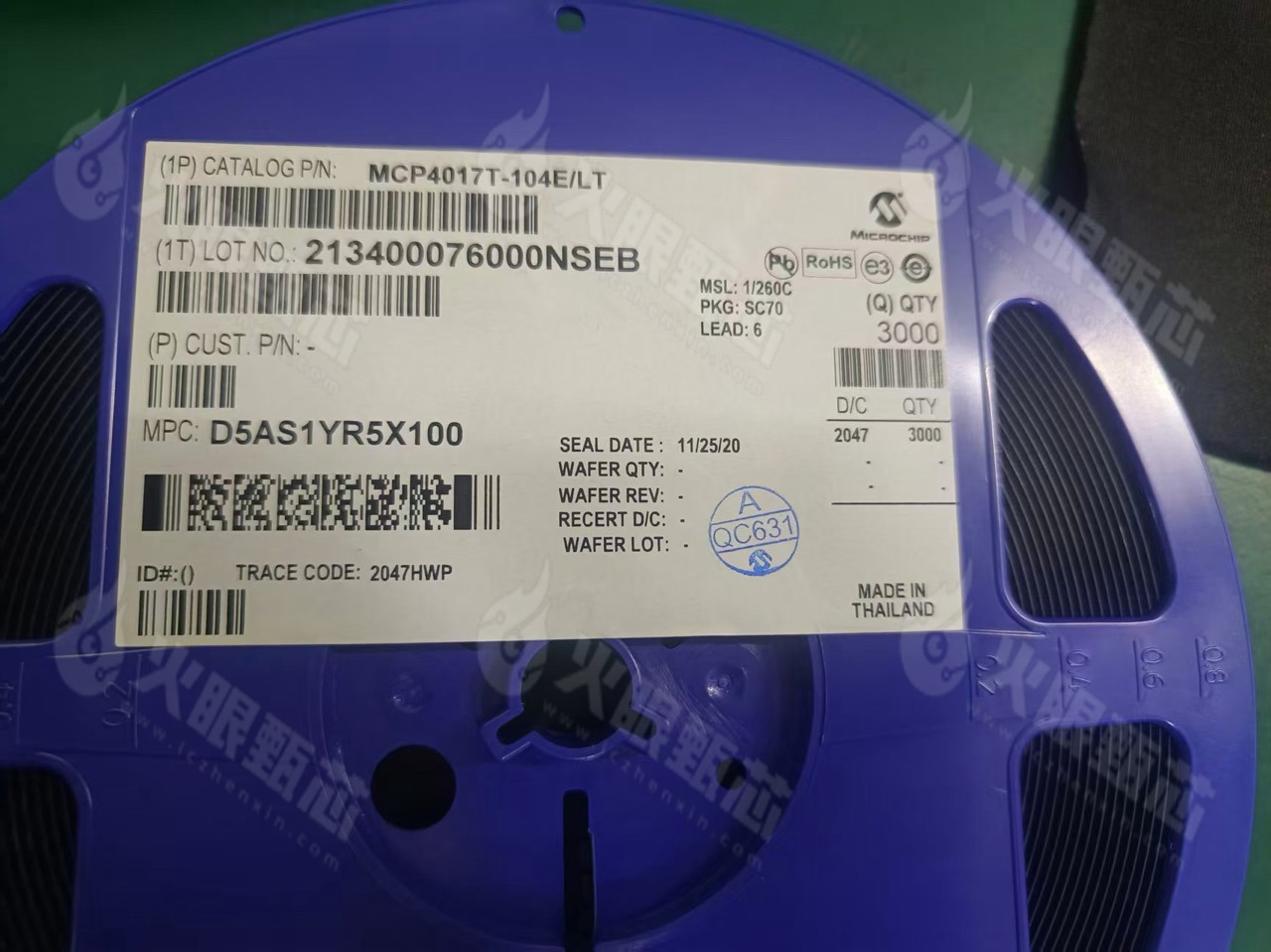 MCP4017T-104