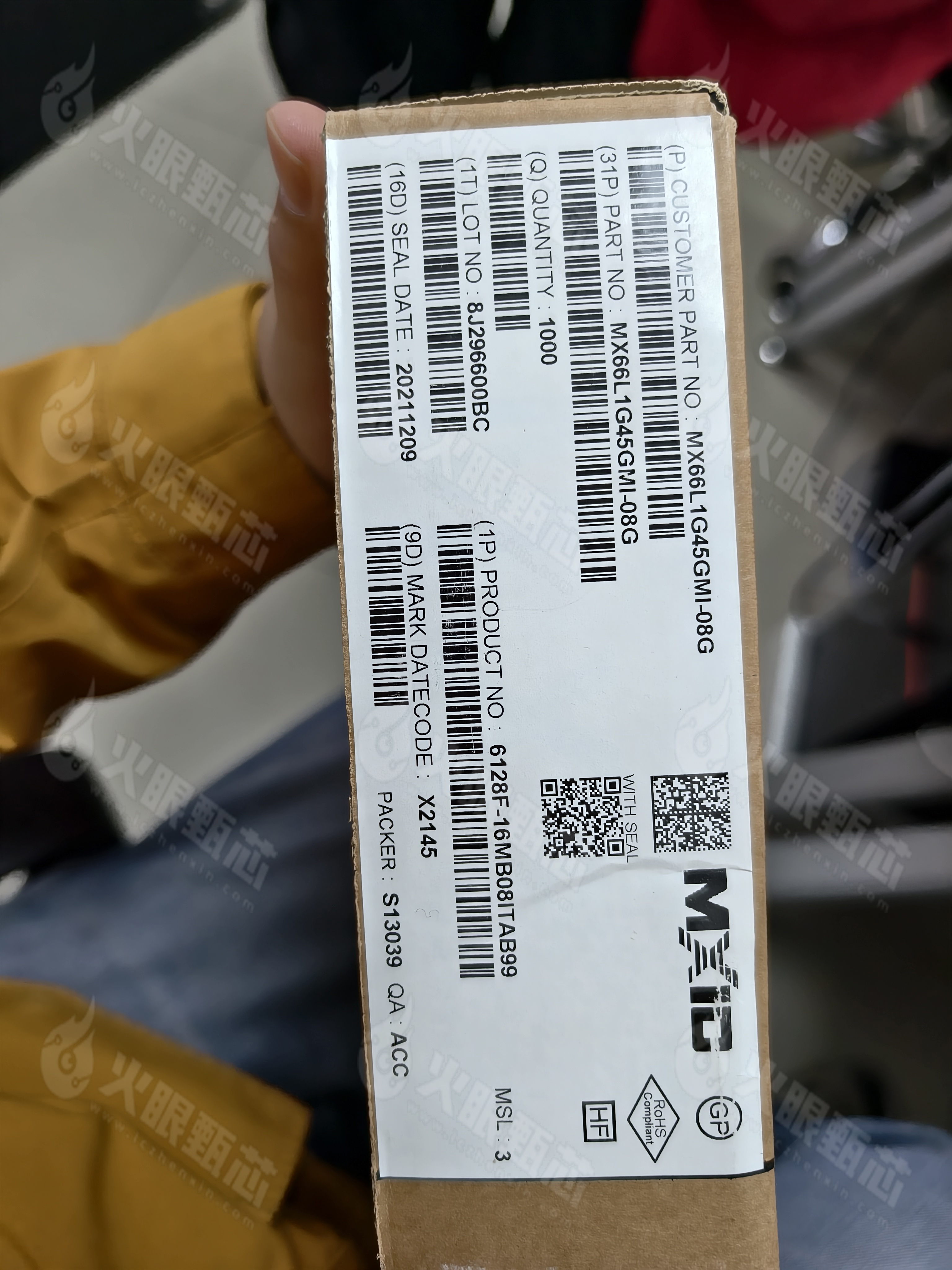 MX66L1G45GMI-08G