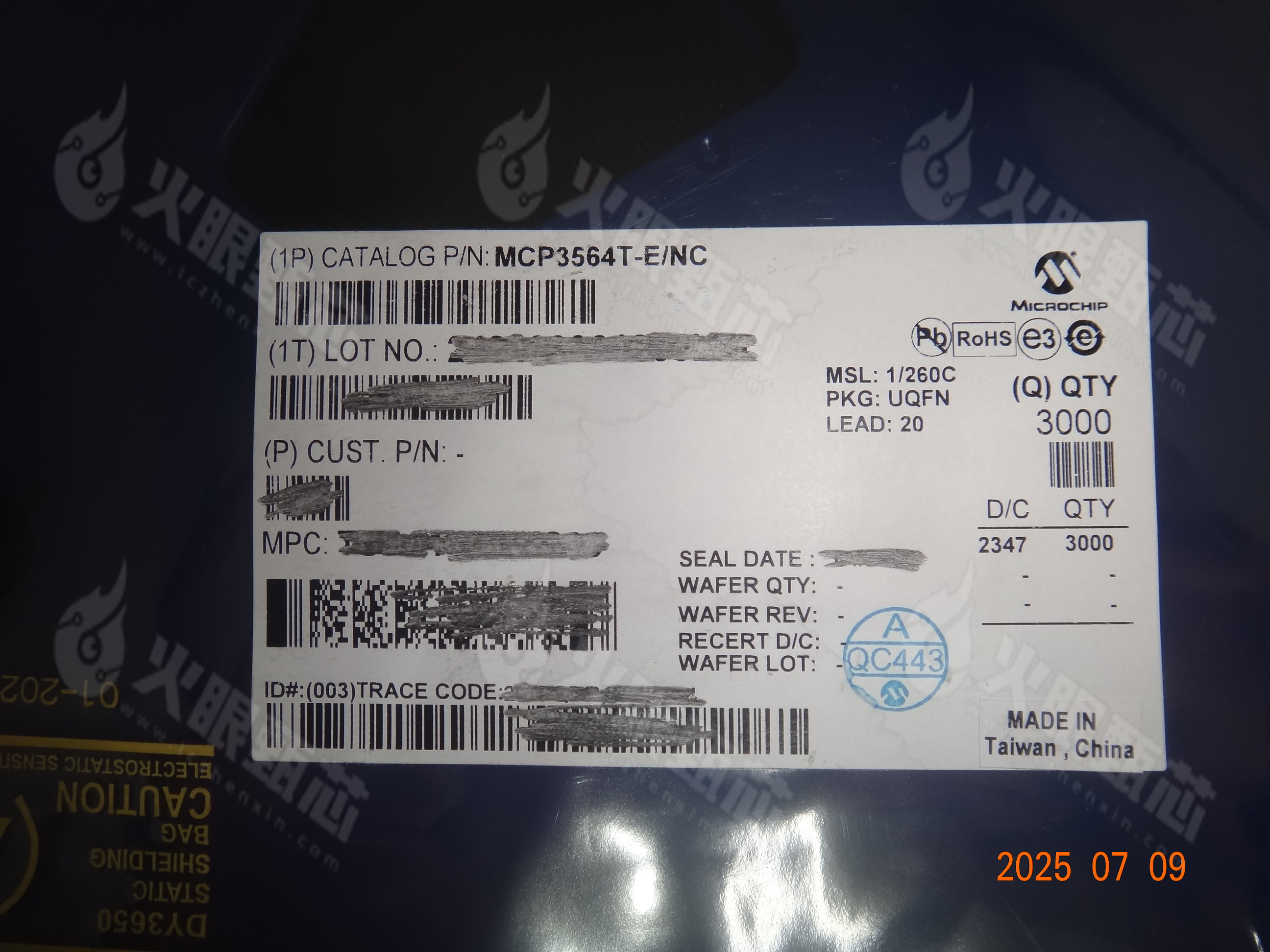 MCP3564T-E/NC