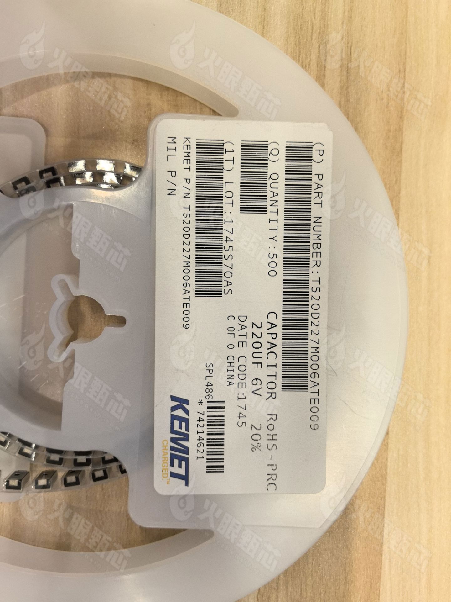 T520D227M006ATE009