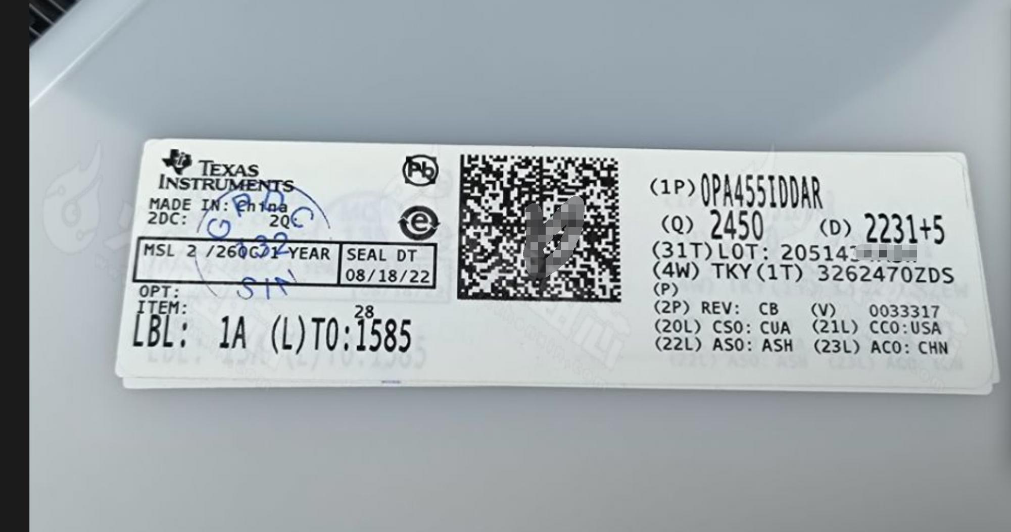 OPA455IDDAR