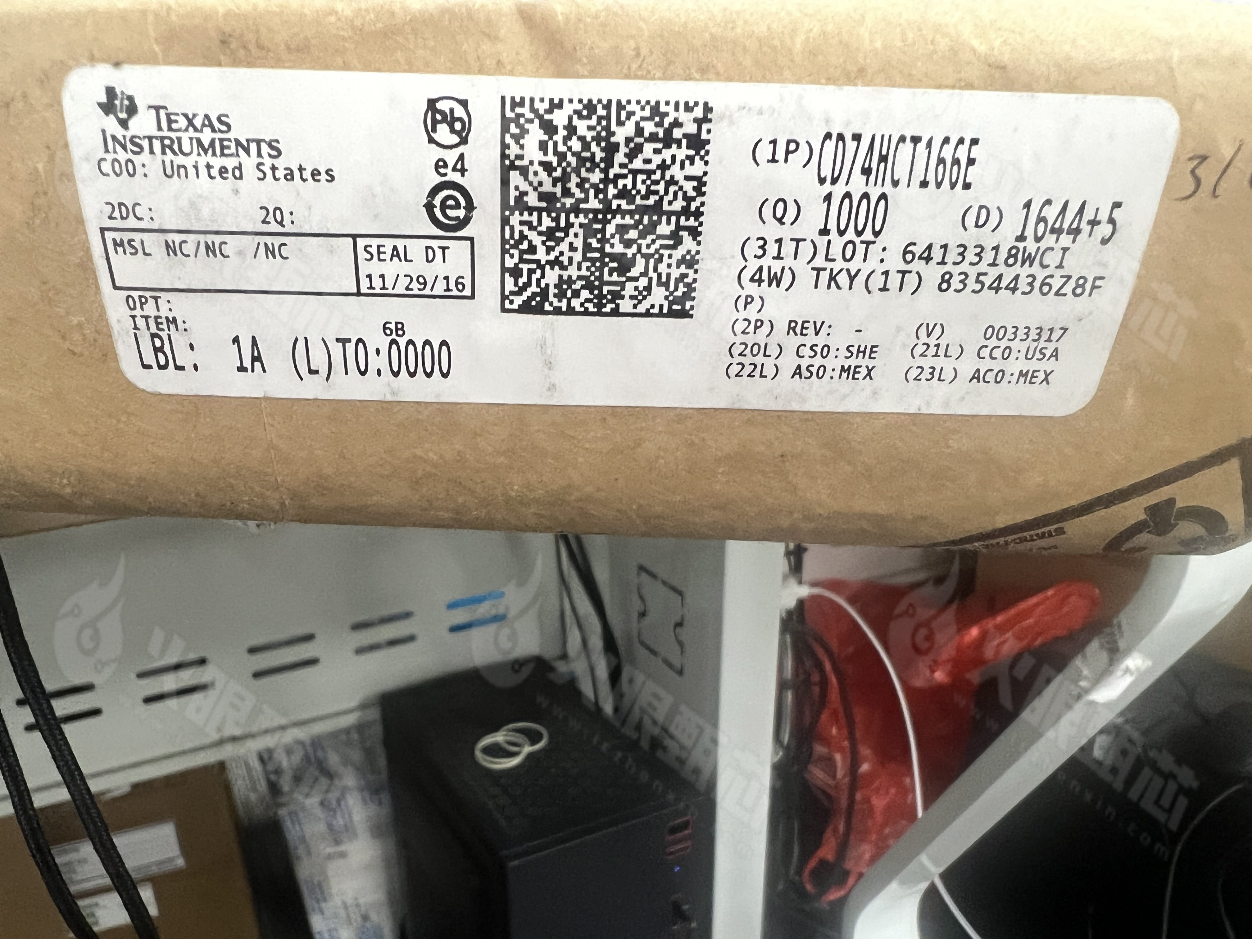 CD74HCT166E