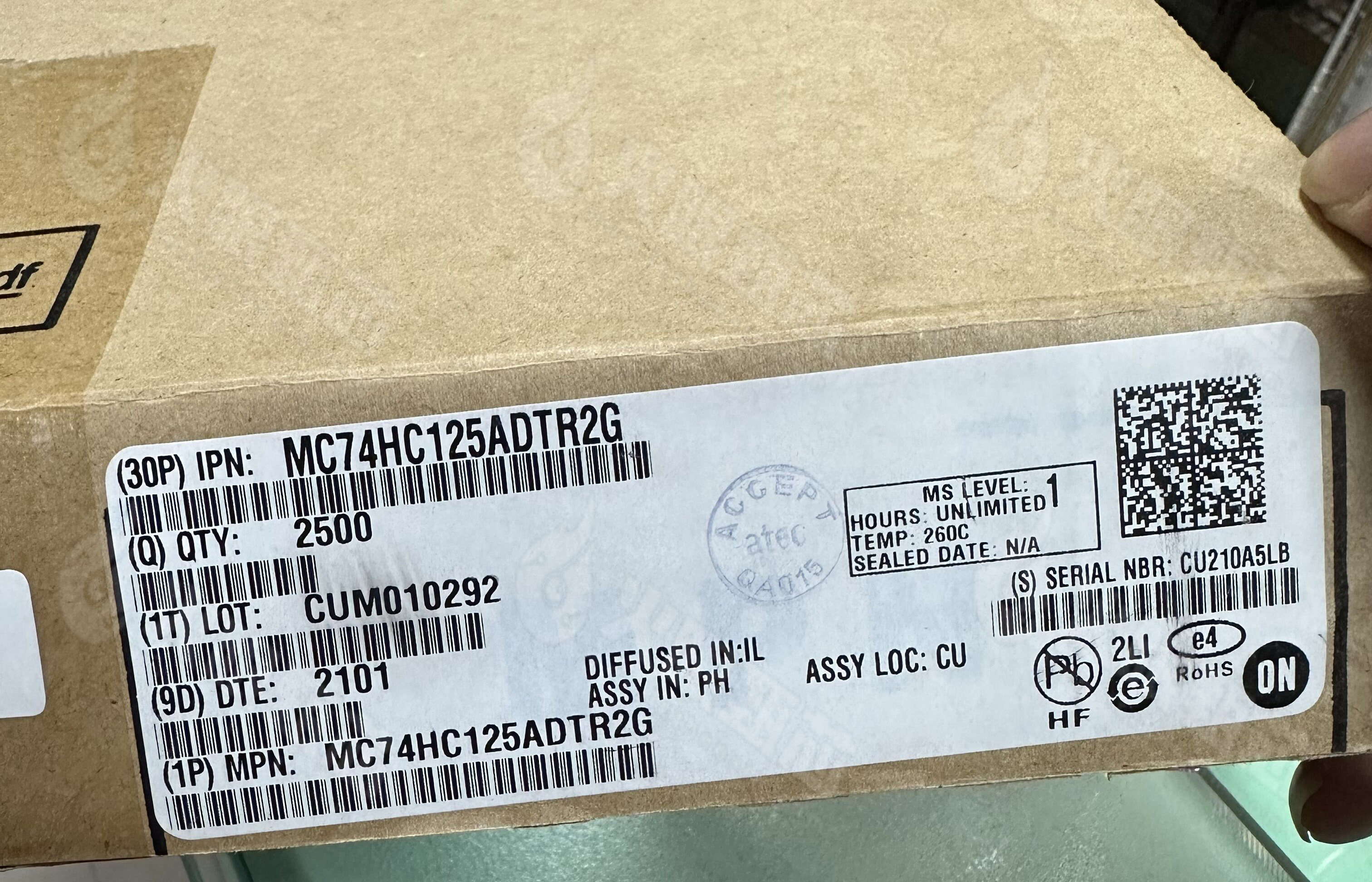 MC74HC125ADTR2G